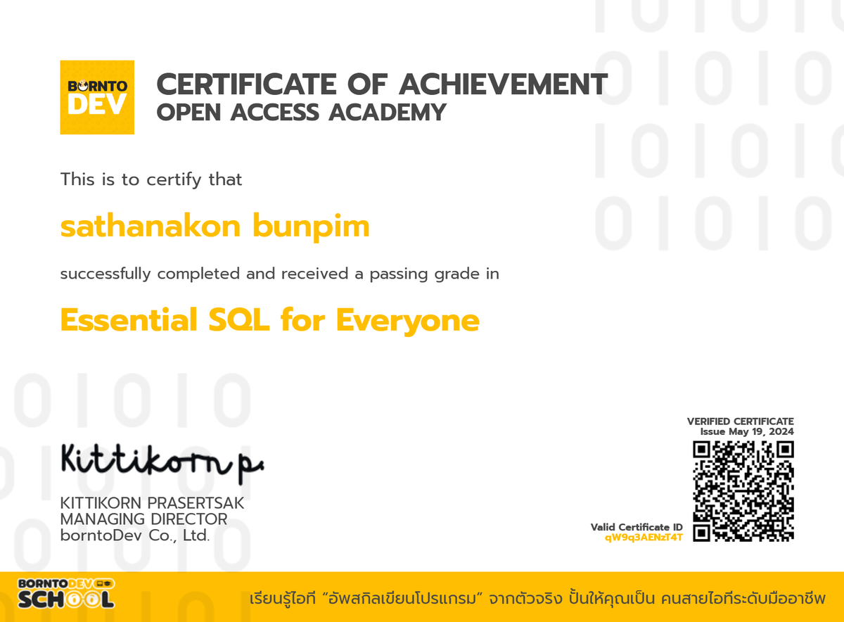 Sathanakon Bunphim | Full Stack Developer Portfolio